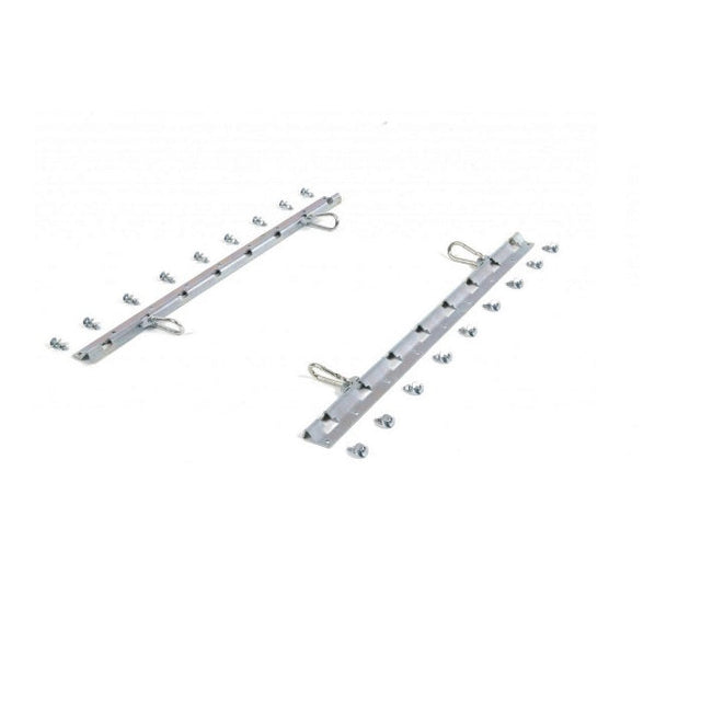 Befestigungsschienen ACEBIKES Flexi Rail Set silber