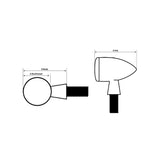 Abmessungen Highsider Blinker