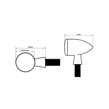 Abmessungen Highsider Blinker