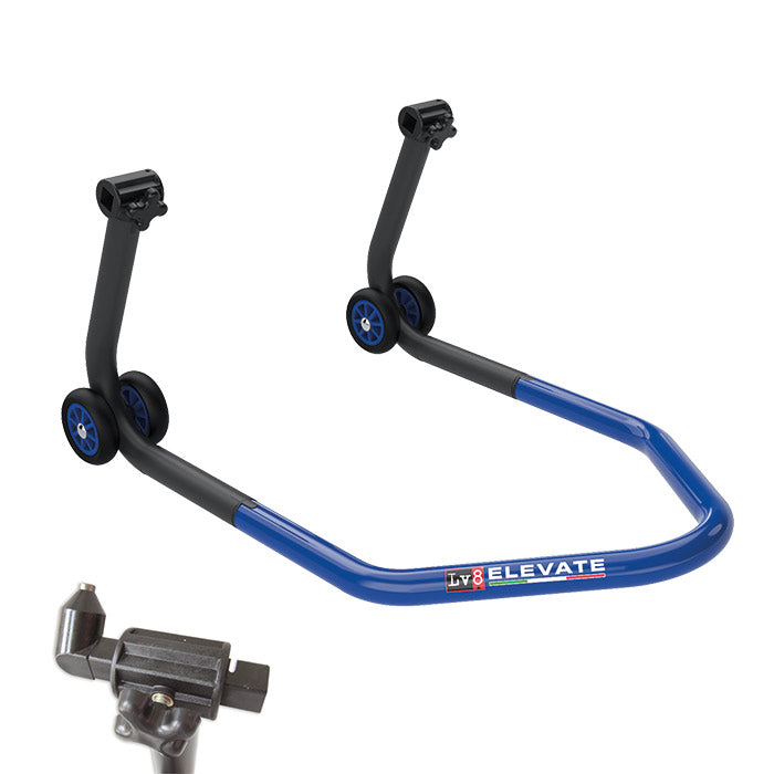 Montageständer LV8 U-STAND blau für vorne mit Pin Aufnahmen