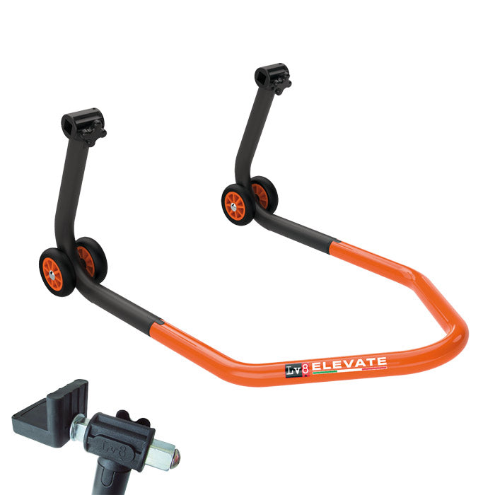Montageständer LV8 U-STAND orange für hinten mit V-Aufnahmen