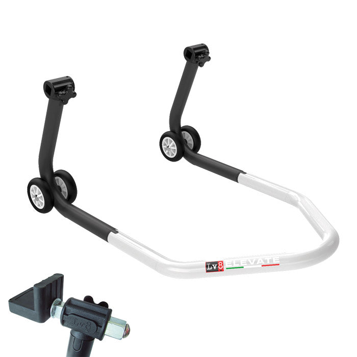 Montageständer LV8 U-STAND weiß für hinten mit V-Aufnahmen