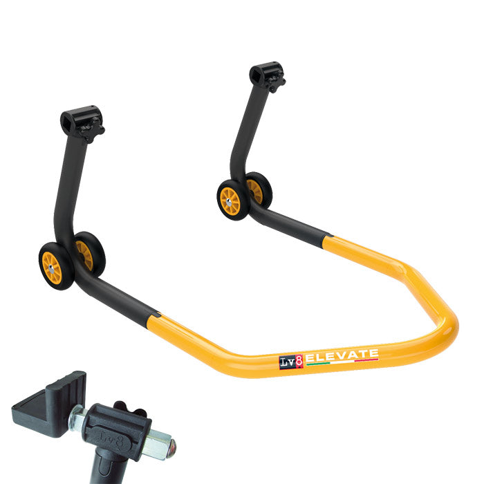 Montageständer LV8 U-STAND gelb für hinten mit V-Aufnahmen