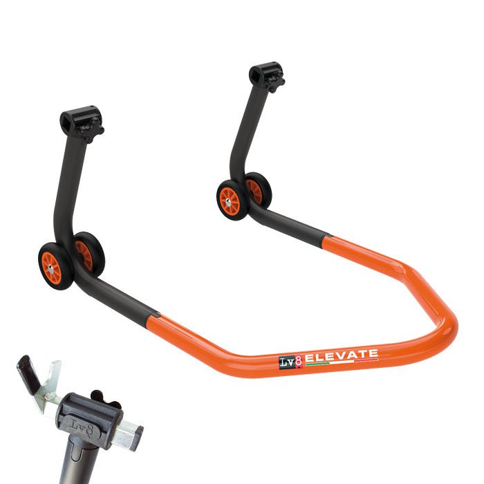 Montageständer LV8 U-STAND orange für hinten mit V-Aufnahmen