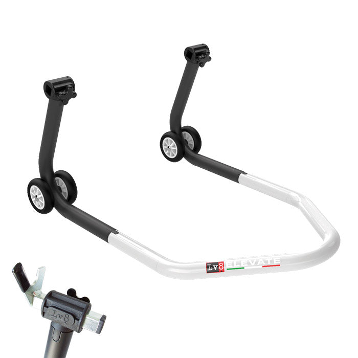 Montageständer LV8 U-STAND weiß für hinten mit V-Aufnahmen
