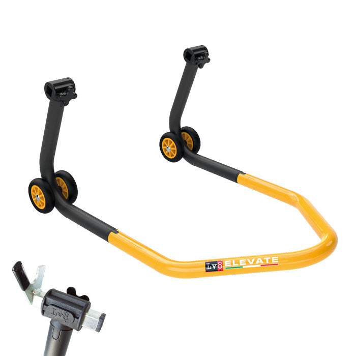 Montageständer LV8 U-STAND gelb für hinten mit V-Aufnahmen