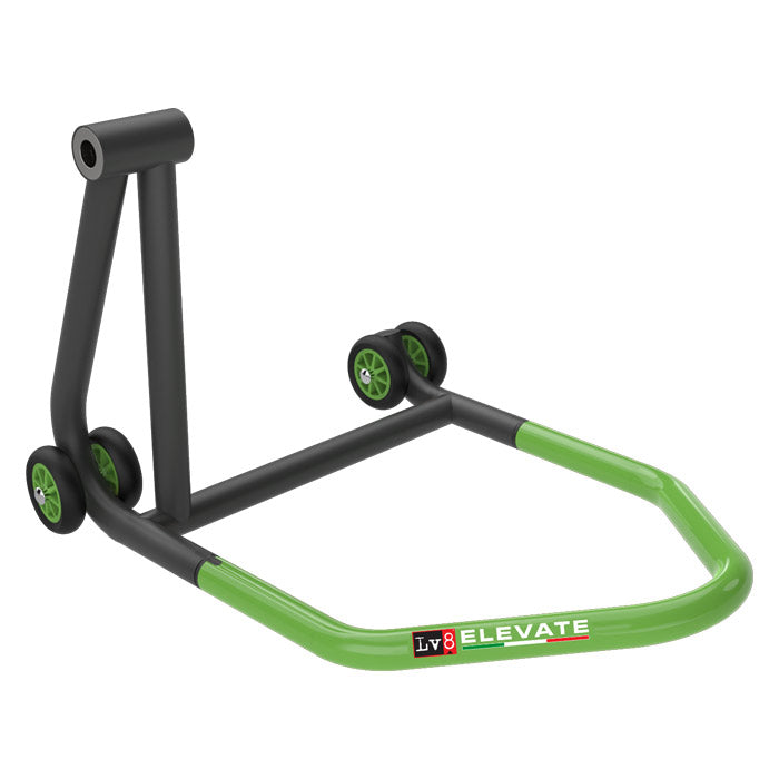 Einarmständer LV8 U-STAND grün links ohne Aufnahme