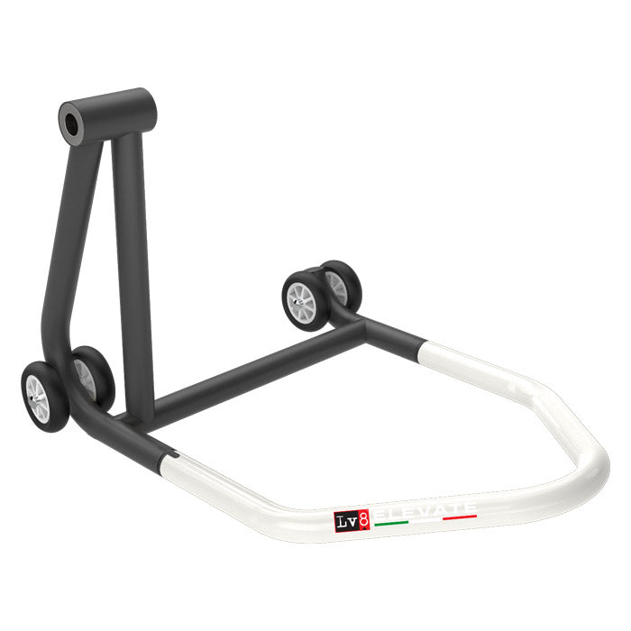 Einarmständer LV8 U-STAND weiß links ohne Aufnahme
