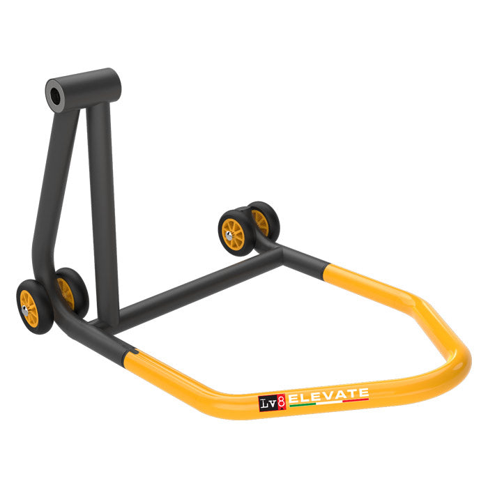 Einarmständer LV8 U-STAND gelb links ohne Aufnahme