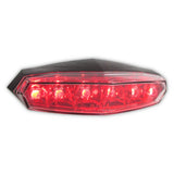 LED-Rücklicht Koso Mini schwarz, Klar/Rot, 100x32 mm, E-geprüft, 12V/0,4W