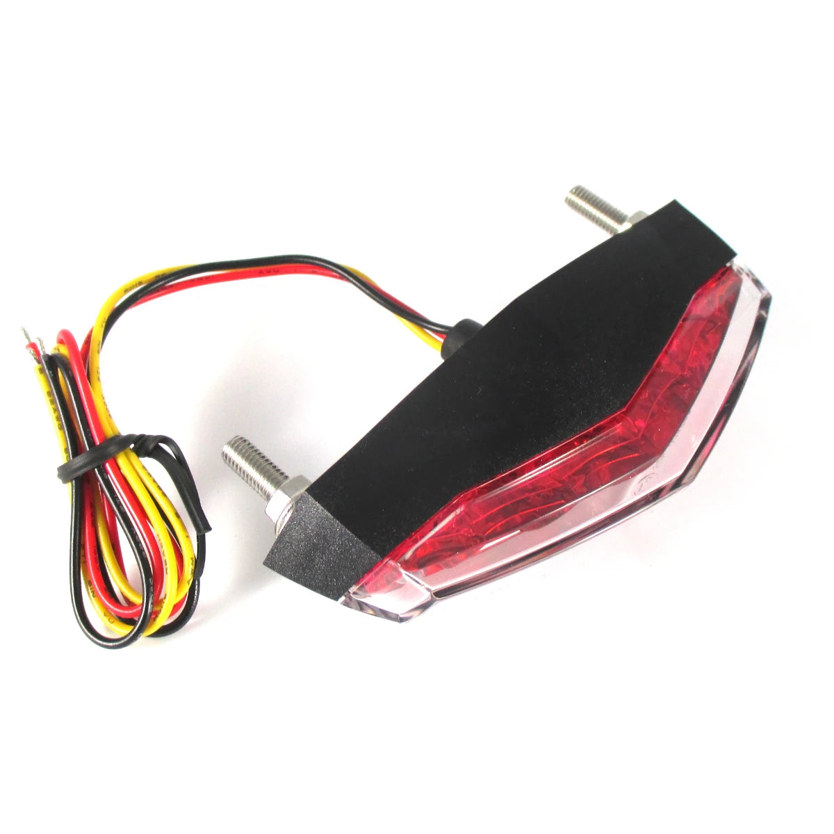 LED-Rücklicht Koso Mini schwarz, Klar/Rot, 100x32 mm, E-geprüft, 12V/0,4W