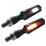 LED-Blinker mit Positionslicht Progress-Line Nado 2in1 schwarz, E-geprüft