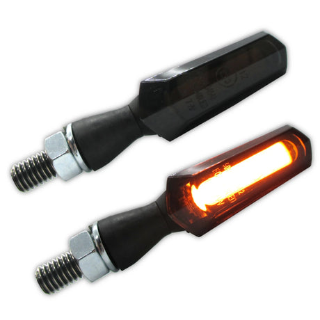 LED Blinker Highsider Smart Scuro, Schwarz, Getönt, E-geprüft