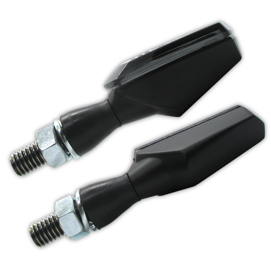 LED Blinker HIGHSIDER Smart Scuro, Schwarz, Getönt, E-geprüft