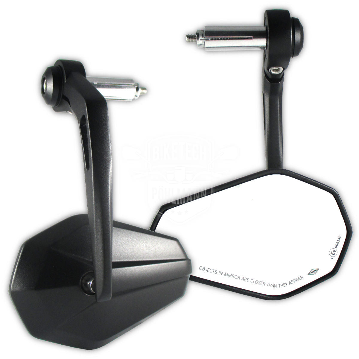 Lenkerendenspiegel SOLID, Klemmbereich 12-16 mm