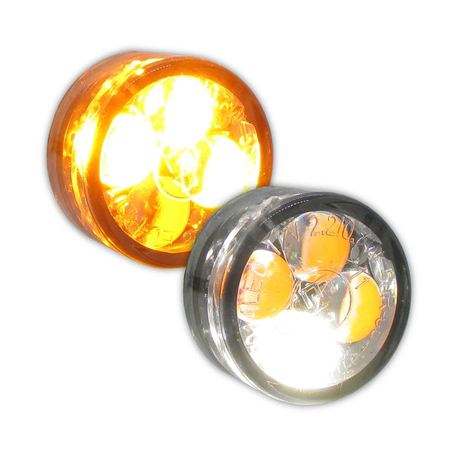 LED-Einbaublinker mit Positionslicht Progress-Line Zero 2in1, E-geprüft