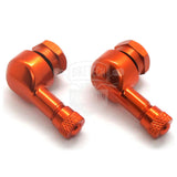 Winkelventile 90 Grad, Alu, 8,3 mm Ventilloch, orange