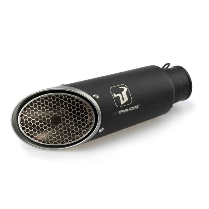 Endschalldämpfer IXRACE MK1 Edelstahl Schwarz