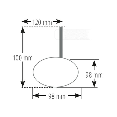 Lenkerendenspiegel Highsider Pro Conero 2 Black Edition, E-geprüft, Ø 22-30 mm