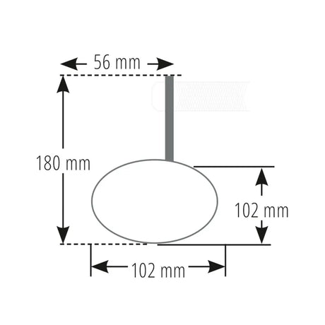 Lenkerendenspiegel Highsider Pro Montana, Lang, E-geprüft, Ø 22-30 mm