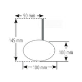 Lenkerendenspiegel Highsider Pro Montana-Slim, Schwarz, E-geprüft, Ø 22-30 mm