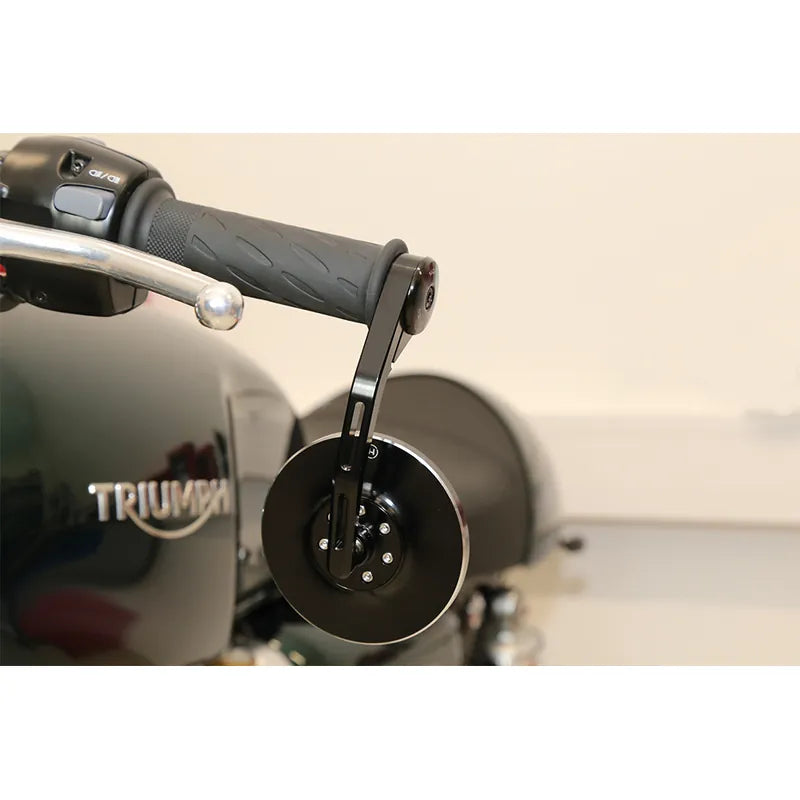 Lenkerendenspiegel Highsider Pro Conero, Schwarz, E-geprüft, Ø 22-30 mm
