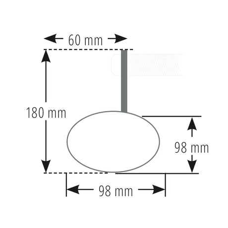 Lenkerendenspiegel Highsider Pro Conero, Schwarz, E-geprüft, Ø 22-30 mm