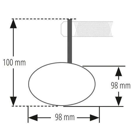 Lenkerendenspiegel Highsider Pro Conero, Schwarz, E-geprüft, Ø 22-30 mm