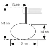 Lenkerendenspiegel Highsider Smart Circula-S, Schwarz, E-geprüft, Ø 22-30 mm