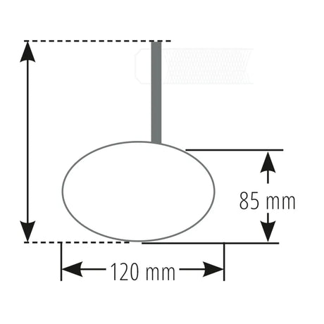 Lenkerendenspiegel Highsider Smart Straight, Schwarz, E-geprüft, Ø 22-30 mm