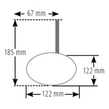 Lenkerendenspiegel Highsider Pro Tetra, Schwarz, E-geprüft, Ø 22-30 mm
