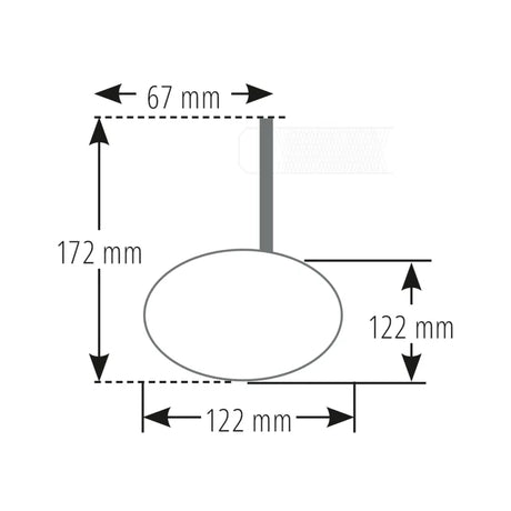 Lenkerendenspiegel Highsider Pro Tetra, Schwarz, E-geprüft, Ø 22-30 mm