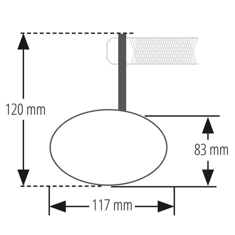 Lenkerendenspiegel Highsider Pro Victory-Blast, Schwarz, E-geprüft