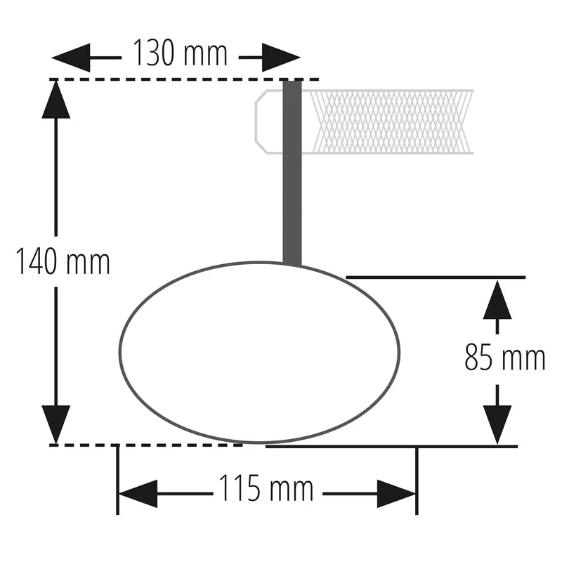 Lenkerendenspiegel Highsider Pro Victory-Slim, Schwarz, E-geprüft, Ø 22-30 mm