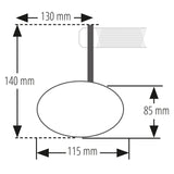 Lenkerendenspiegel Highsider Pro Victory-Slim, Schwarz, E-geprüft, Ø 22-30 mm