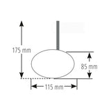 Lenkerendenspiegel Highsider Pro Victory-Slim, Schwarz, E-geprüft, Ø 22-30 mm