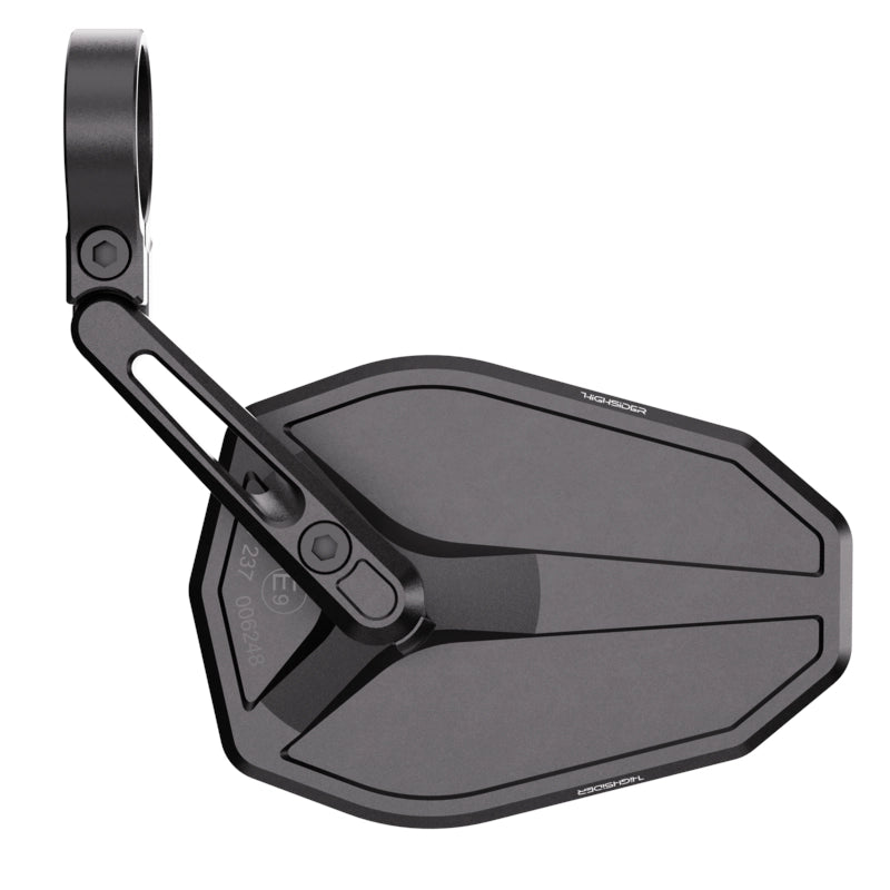 Lenkerendenspiegel Highsider Pro Victory-Slim kurz Schwarz E-geprüft Ø 22-30 mm