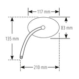 Lenkerspiegel Paar Highsider Pro Victory, Aluminium, E-geprüft, M10