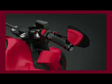 Lenkerendenspiegel Highsider Pro Victory-Slim kurz Schwarz E-geprüft Ø 22-30 mm