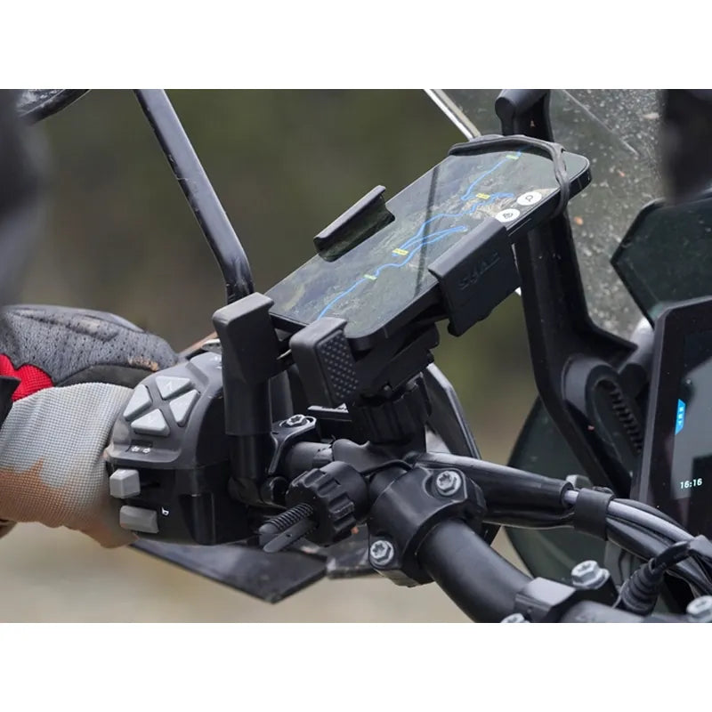 Smartphone Halter SHAD X-Frame für 20-40 mm Lenker 180 x 90 mm, 360 Grad Drehbar