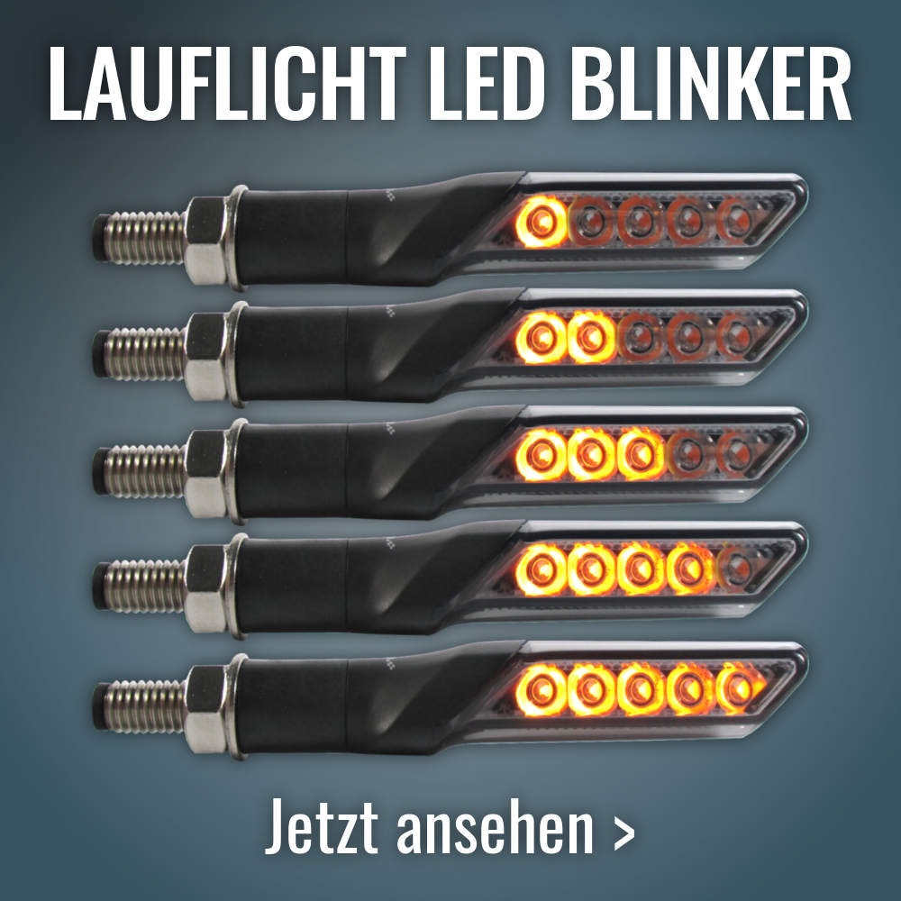 Motorrad Lauflicht LED Blinker