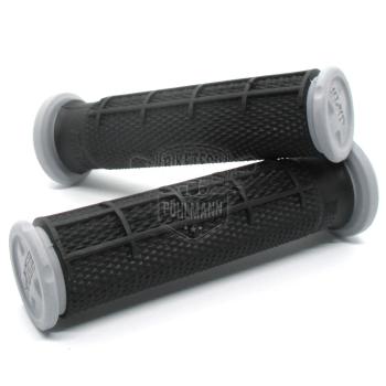 Griffgummi ProTaper Dual Density ATV Grips Half Waffle Hellgrau/Schwarz