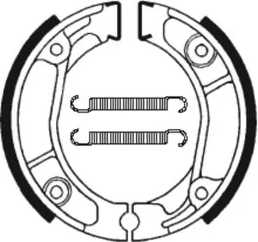 Bremsbacken TECNIUM BA013 Organisch