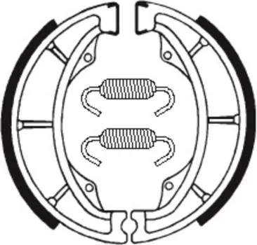 Bremsbacken TECNIUM BA014 Organisch