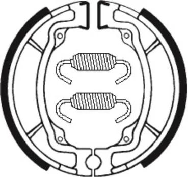 Bremsbacken TECNIUM BA015 Organisch