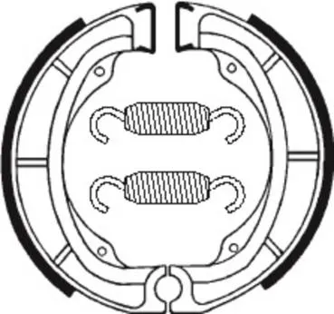 Bremsbacken TECNIUM BA016 Organisch