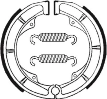 Bremsbacken TECNIUM BA018 Organisch