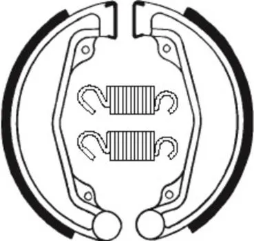 Bremsbacken TECNIUM BA023 Organisch