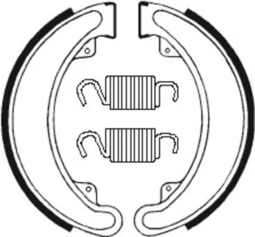 Bremsbacken TECNIUM BA024 Organisch