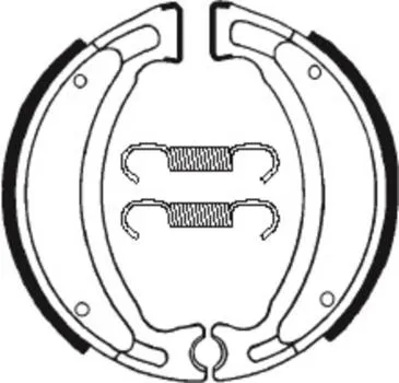 Bremsbacken TECNIUM BA028 Organisch